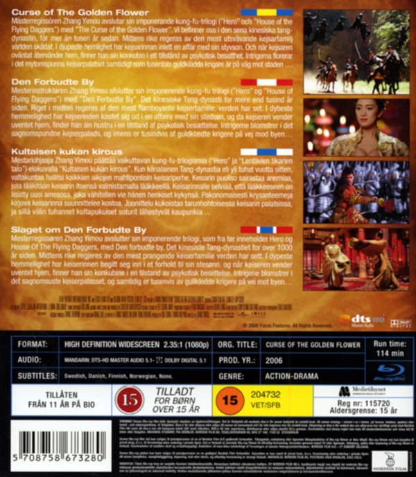 Den gyllene blommans förbannelse (Blu-ray)