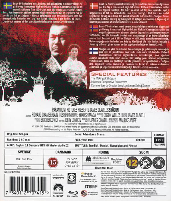Shogun - Miniserien (3 Blu-ray)