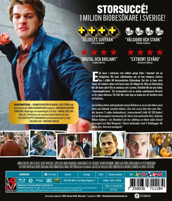 Ondskan - Digitalt restaurerad (Blu-ray)