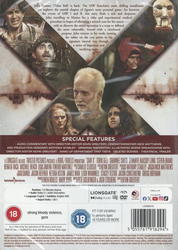 Saw X (Ej svensk text) (DVD)