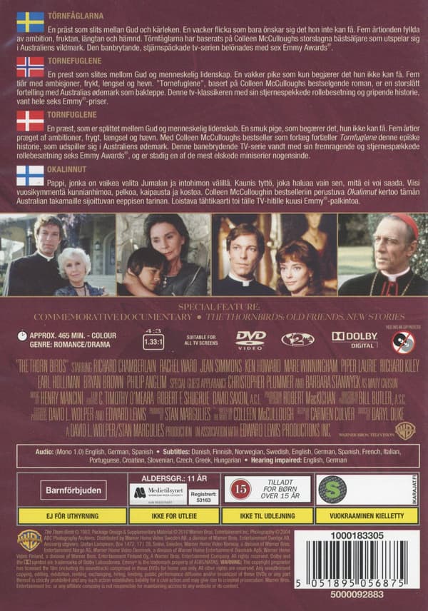 Törnfåglarna - Miniserien (4 DVD)