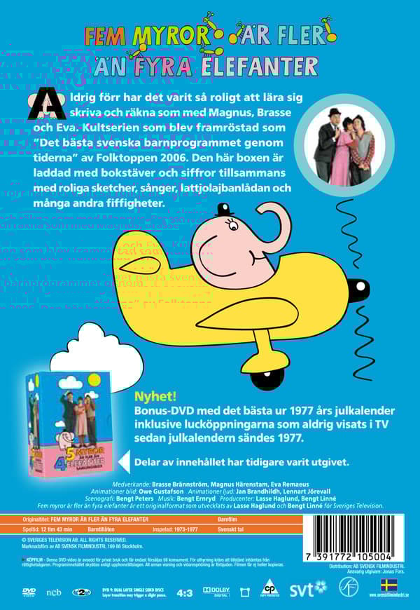 Fem myror är fler än fyra elefanter / Nyutgåva (4 DVD)