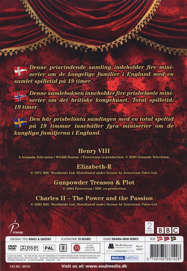 Kungar & drottningar / Tudor's Stuarts collect. (6 DVD)