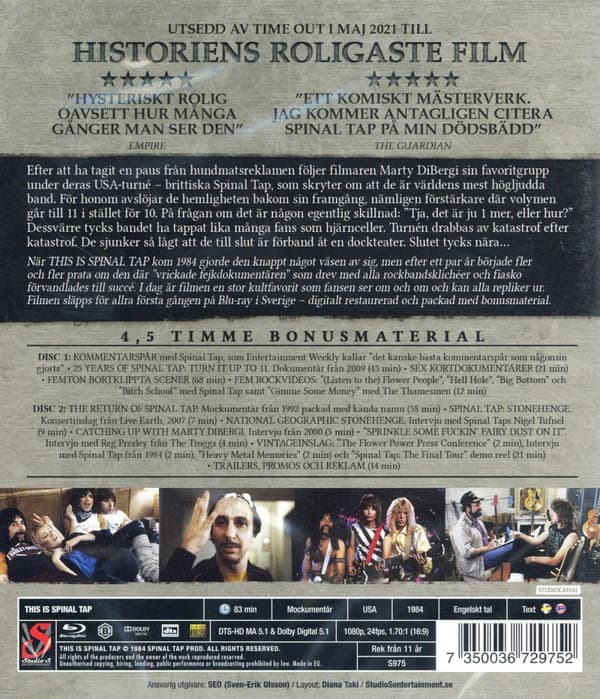 This is Spinal Tap - Digitalt restaurerad (2 Blu-ray)