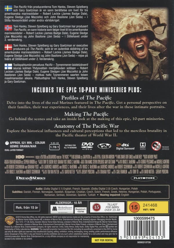 The Pacific / Miniserien (6 DVD)