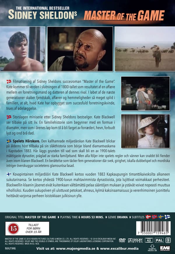 Spelets härskare / Miniserien (3 DVD)