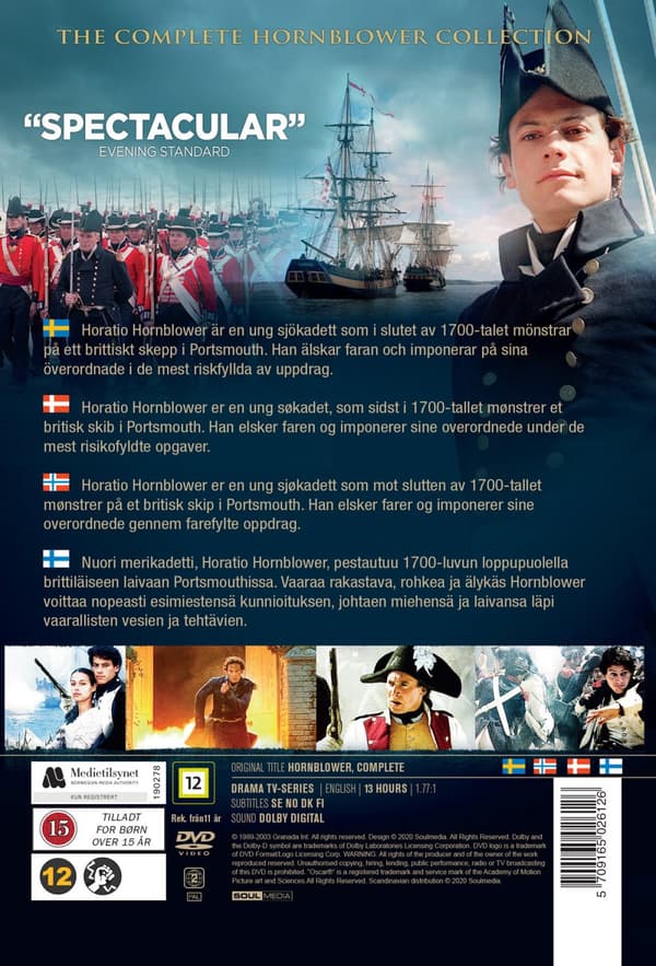Hornblower - TV-serien (8 DVD)