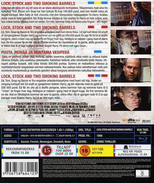 Lock stock and two smoking barrels (Blu-ray)