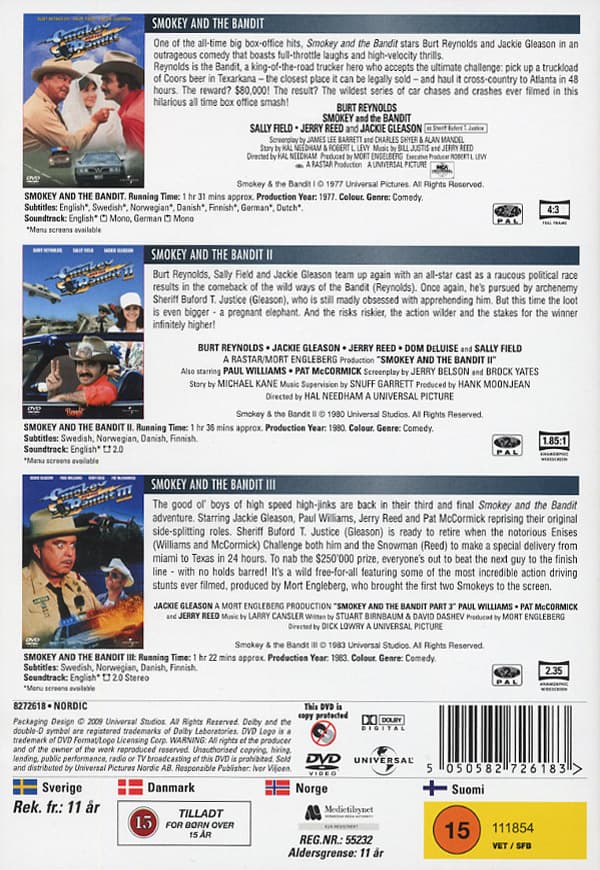 Nu blåser vi snuten 1-3 (3 DVD)