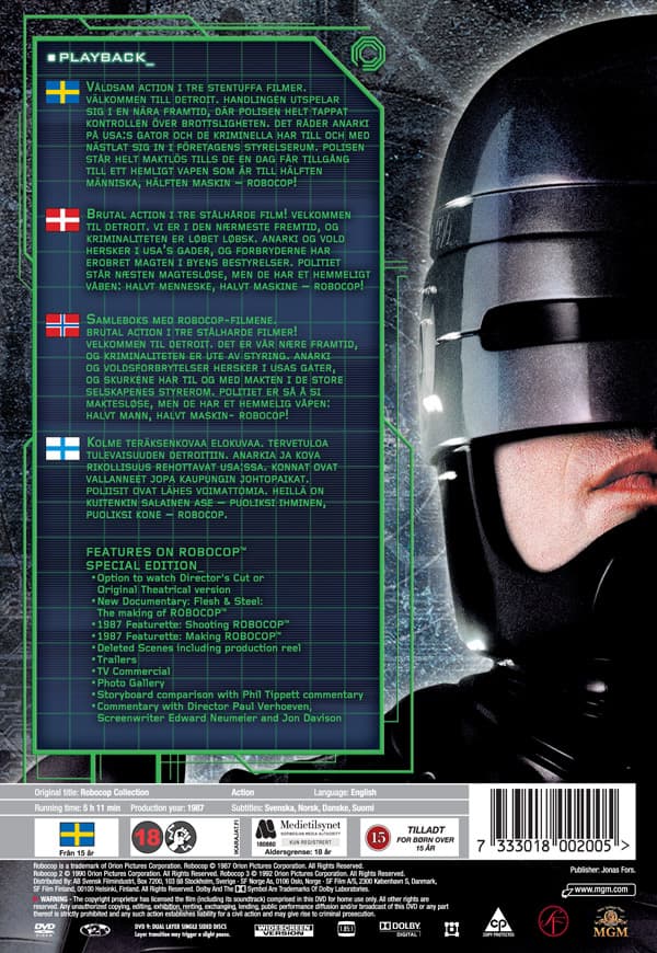 Robocop 1-3 (3 DVD)