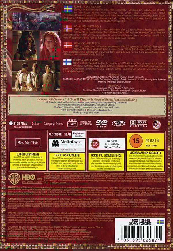Rome / Complete collection (11 DVD)