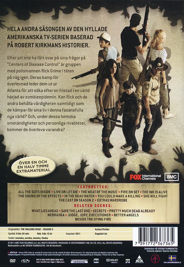 The walking dead / Säsong 2 (4 DVD)