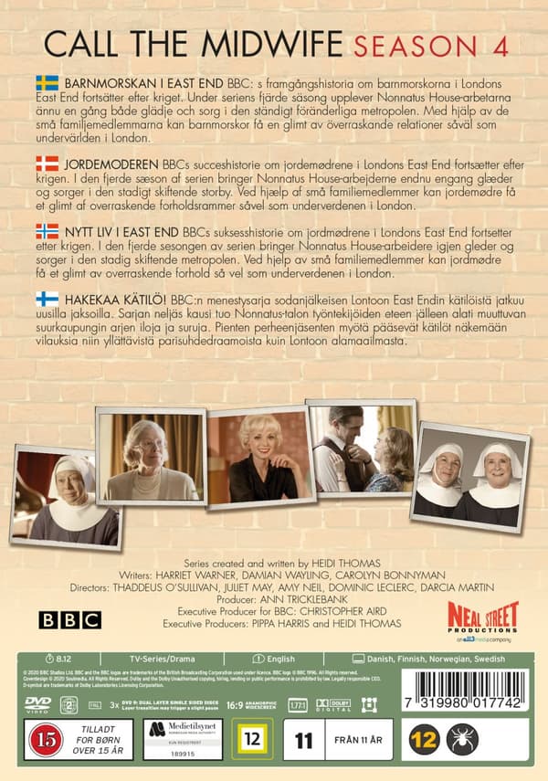 Barnmorskan i East End: Säsong 4 (3 DVD)