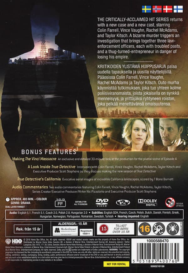 True Detective / Säsong 2 (3 DVD)