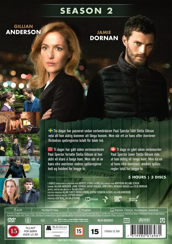 The fall / Säsong 2 (3 DVD)