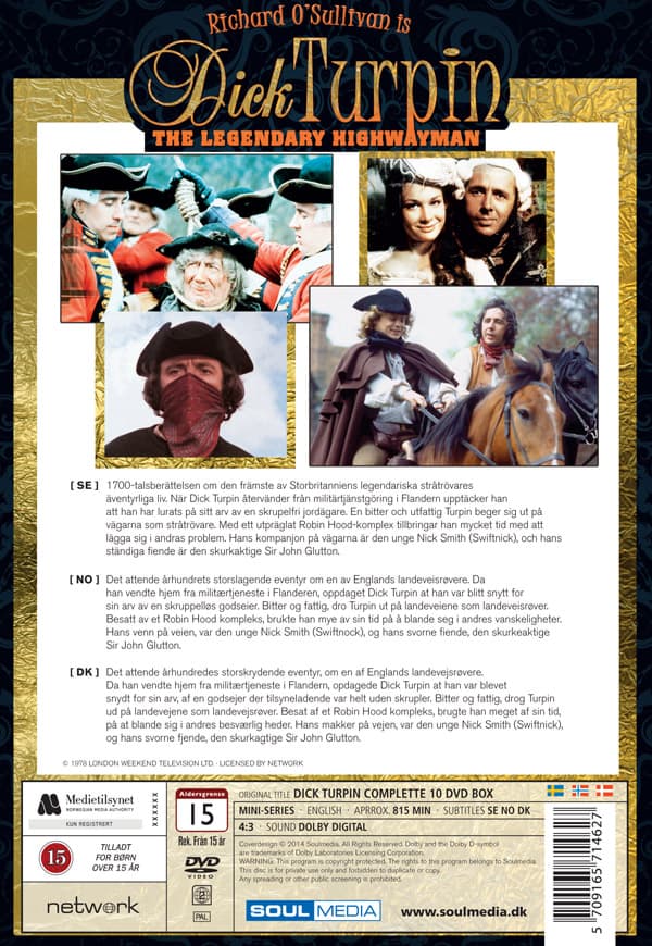Dick Turpin / Complete collection (10 DVD)