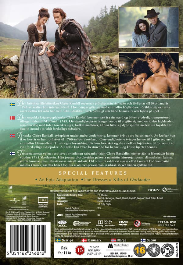 Outlander / Säsong 1:1 (2 DVD)