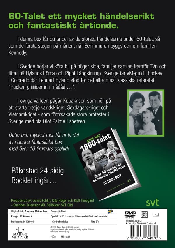 Året var 1960-talet (10 DVD)