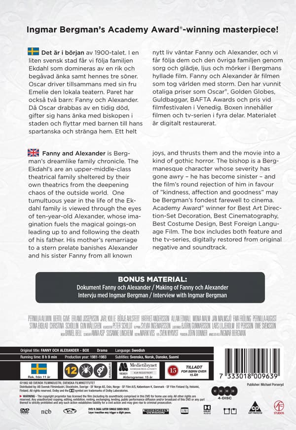 Fanny & Alexander - Filmen + Serien (4 DVD)