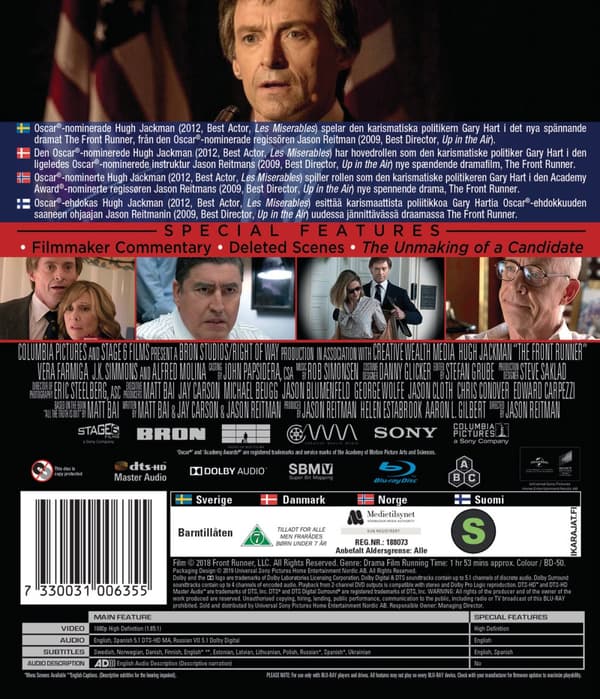 The Front Runner (Blu-ray)