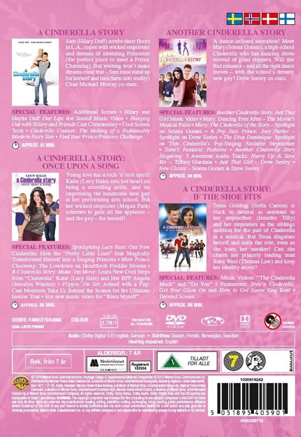 A Cinderella Story - En askungesaga 1-4 (4 DVD)