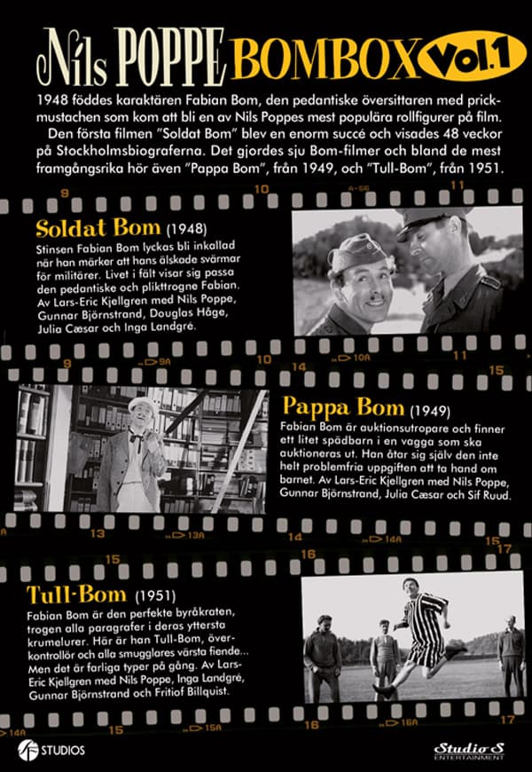Nils Poppe - Bombox vol 1 (3 DVD)