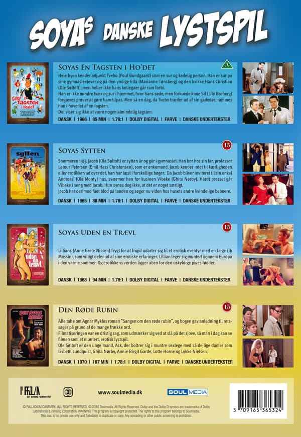 Danskt lustspel - Boxen (Ej svensk text) (4 DVD)