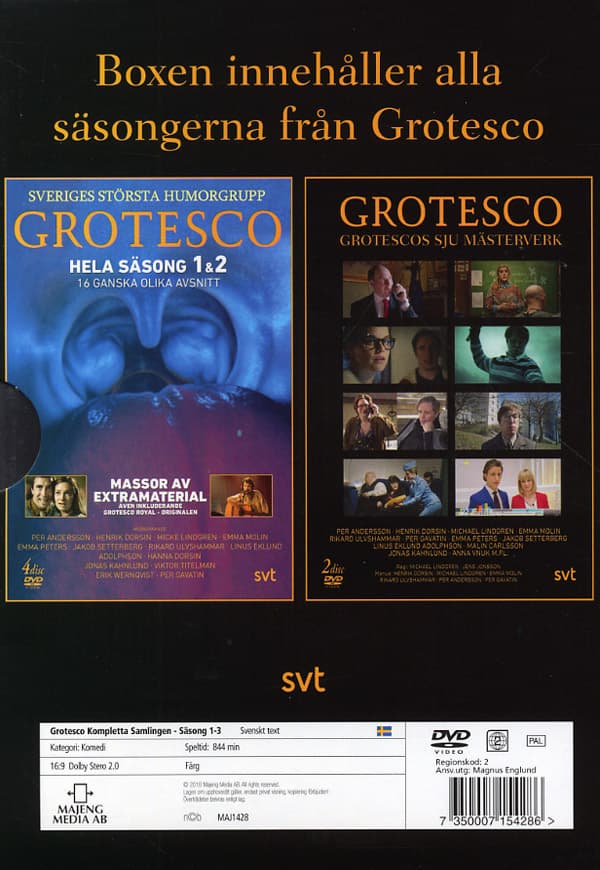 Grotesco / Kompletta samlingen (6 DVD)