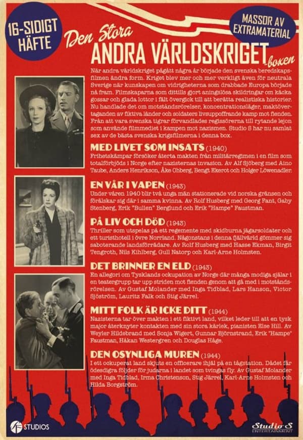 Den stora Andra Världskrigetboxen (6 filmer) (6 DVD)