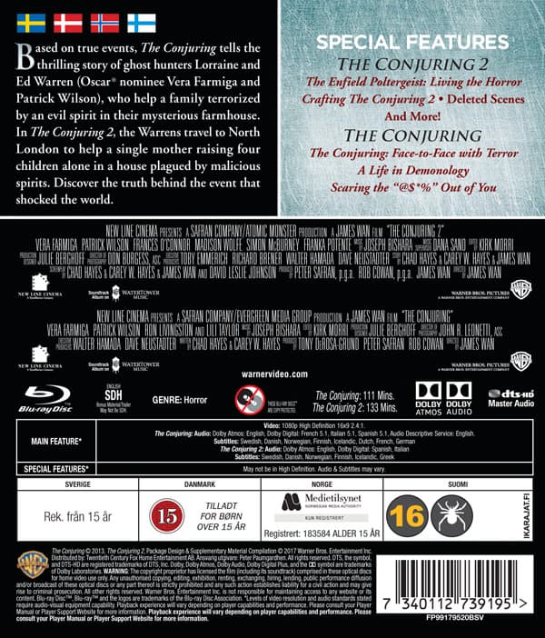 The Conjuring 1+2 (2 Blu-ray)
