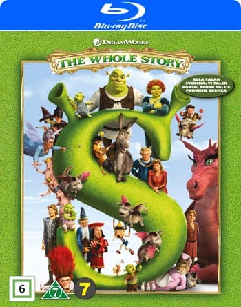 Shrek 1-4 - Hela historien (4 Blu-ray)