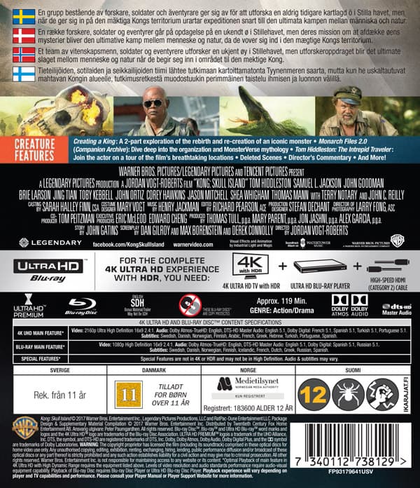 Kong - Skull Island (4K Ultra HD + Blu-ray)