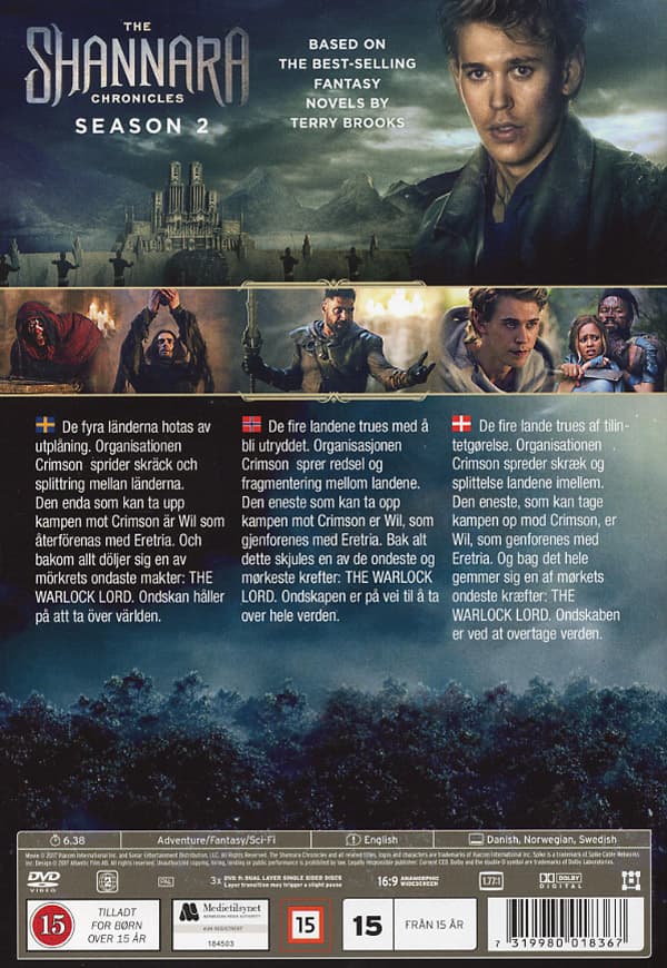 Shannara Chronicles / Säsong 2 (3 DVD)
