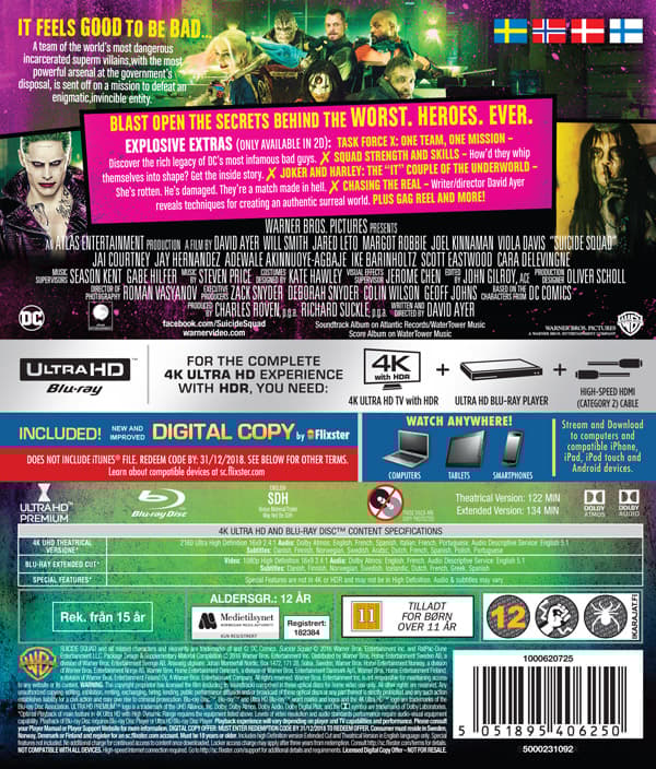 Suicide Squad (4K Ultra HD + Blu-ray)