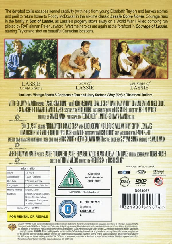 Lassie 1-3 (3 DVD)