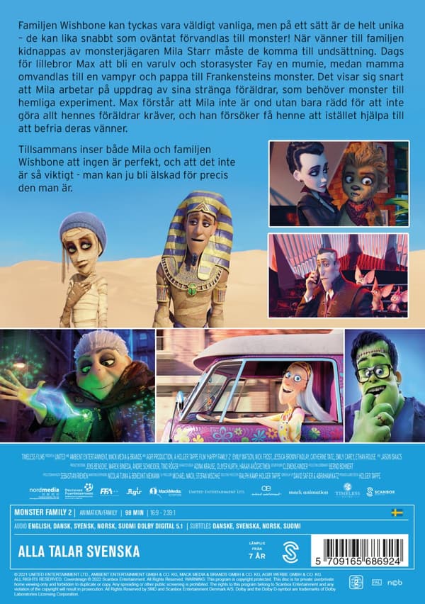Monsterfamiljen 2 (DVD)
