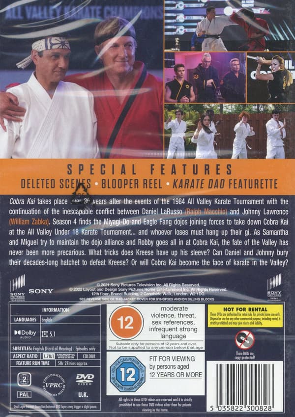 Cobra Kai / Säsong 4 (Ej svensk text) (2 DVD)