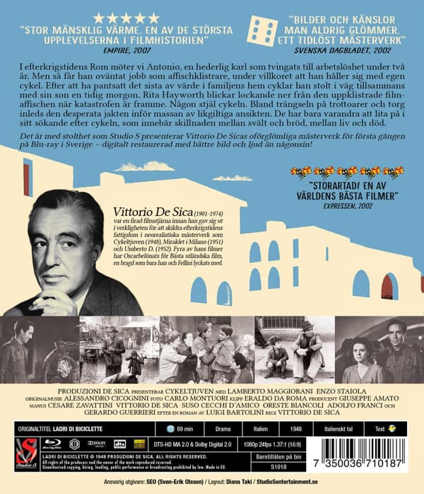 Cykeltjuven (Blu-ray)