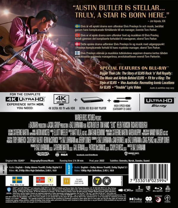 Elvis (4K Ultra HD + Blu-ray)