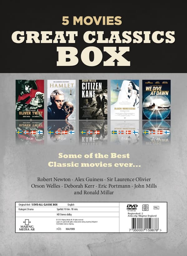Great Classics Box (5 DVD)