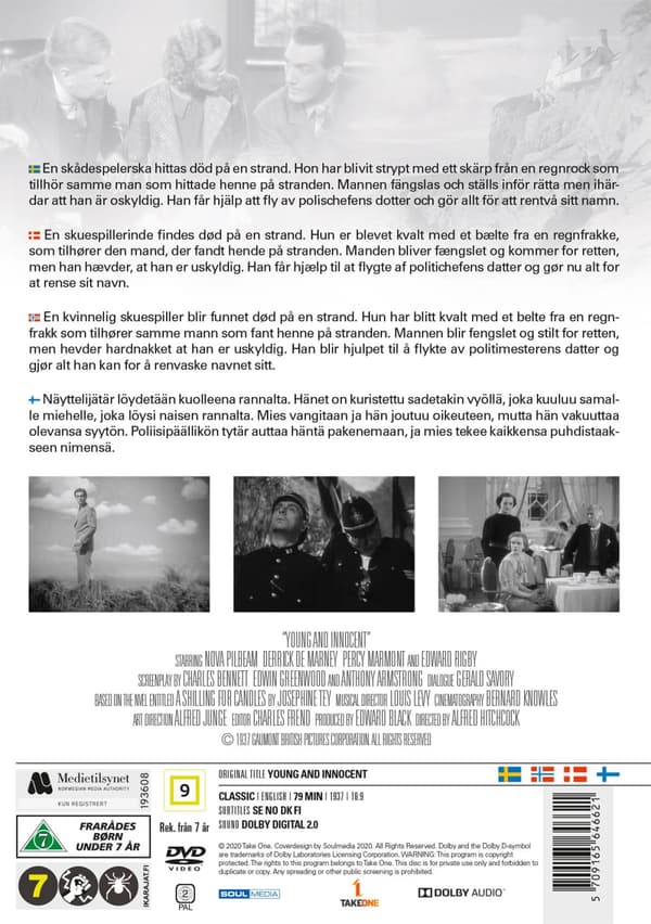 Hitchcock / Ung och oskyldig (DVD)
