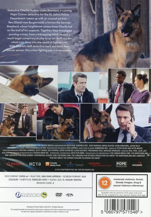 Hudson & Rex / Säsong 1 (Ej svensk text) (4 DVD)