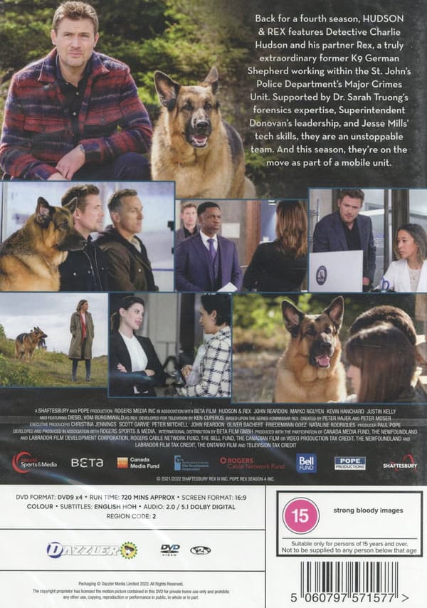 Hudson & Rex / Säsong 4 (Ej svensk text) (4 DVD)