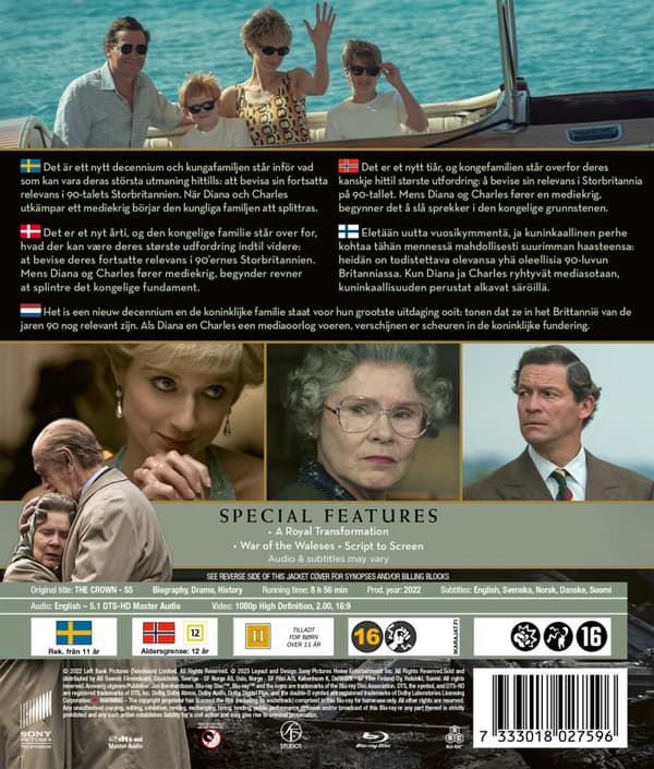 The Crown / Säsong 5 (4 Blu-ray)
