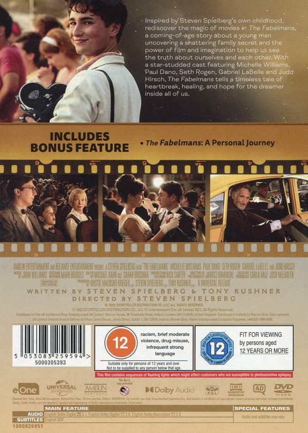 The Fabelmans (Ej svensk text) (DVD)