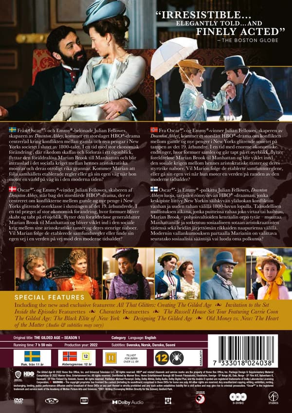 The Gilded age / Säsong 1 (3 DVD)