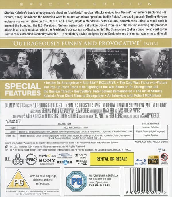 Dr Strangelove (Blu-ray)