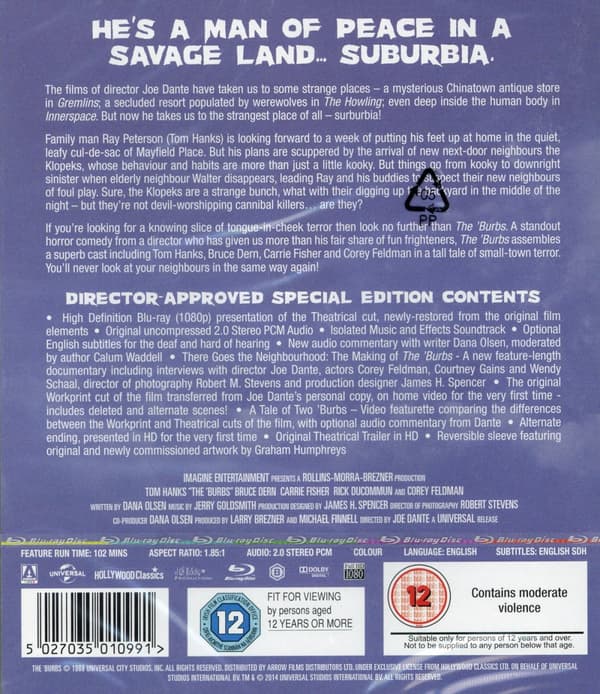 En djävul till granne (Ej svensk text) (Blu-ray)