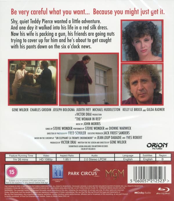 En tjej i rött (Ej svensk text) (Blu-ray)
