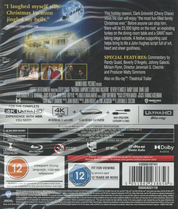 Ett päron till farsa firar jul (Ej svensk text) (4K Ultra HD + Blu-ray)